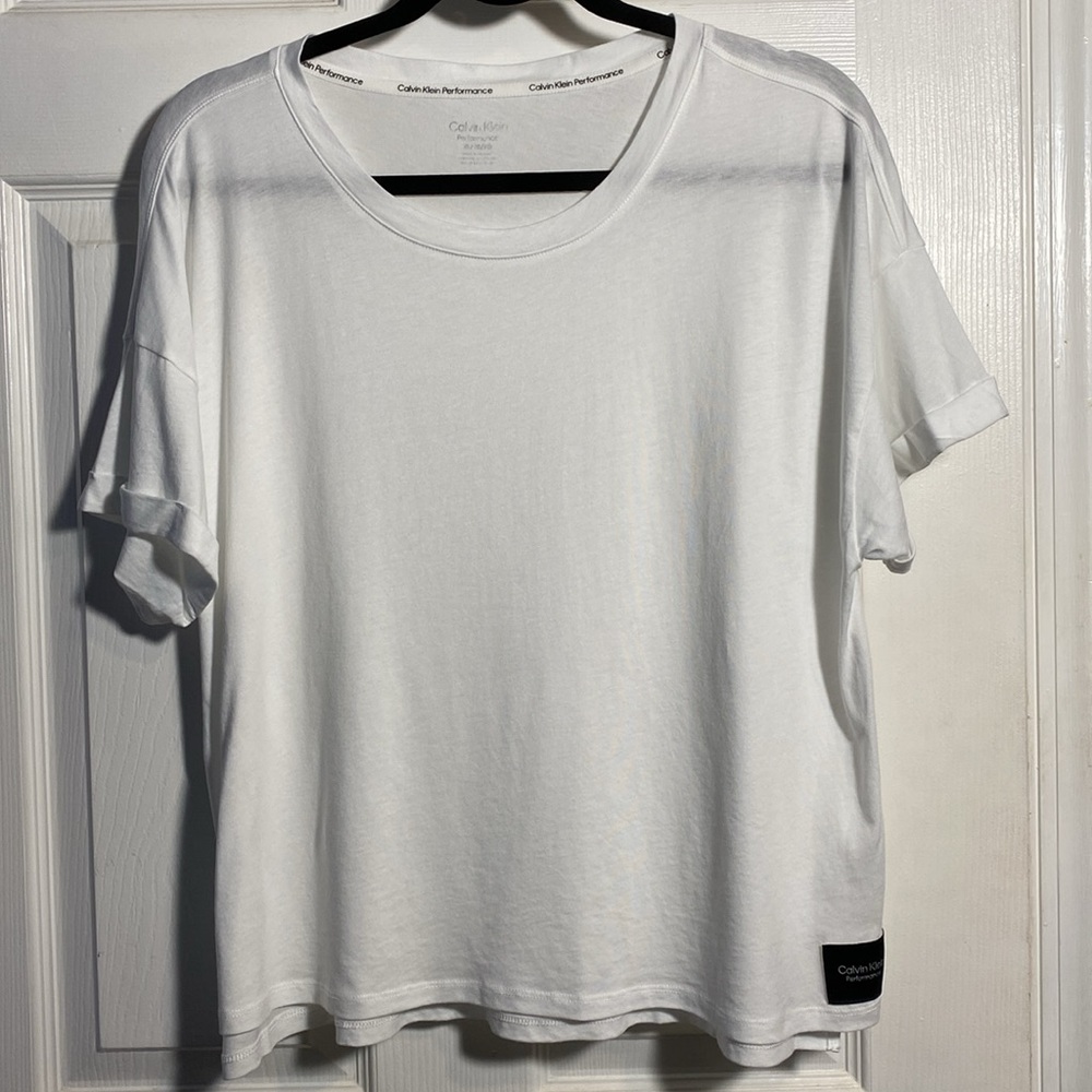 Calvin Klein Short Sleeve T Shirt White XL